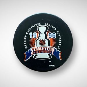 Vintage 1996 NHL Stanley Cup Finals Championship Puck | National Hockey League